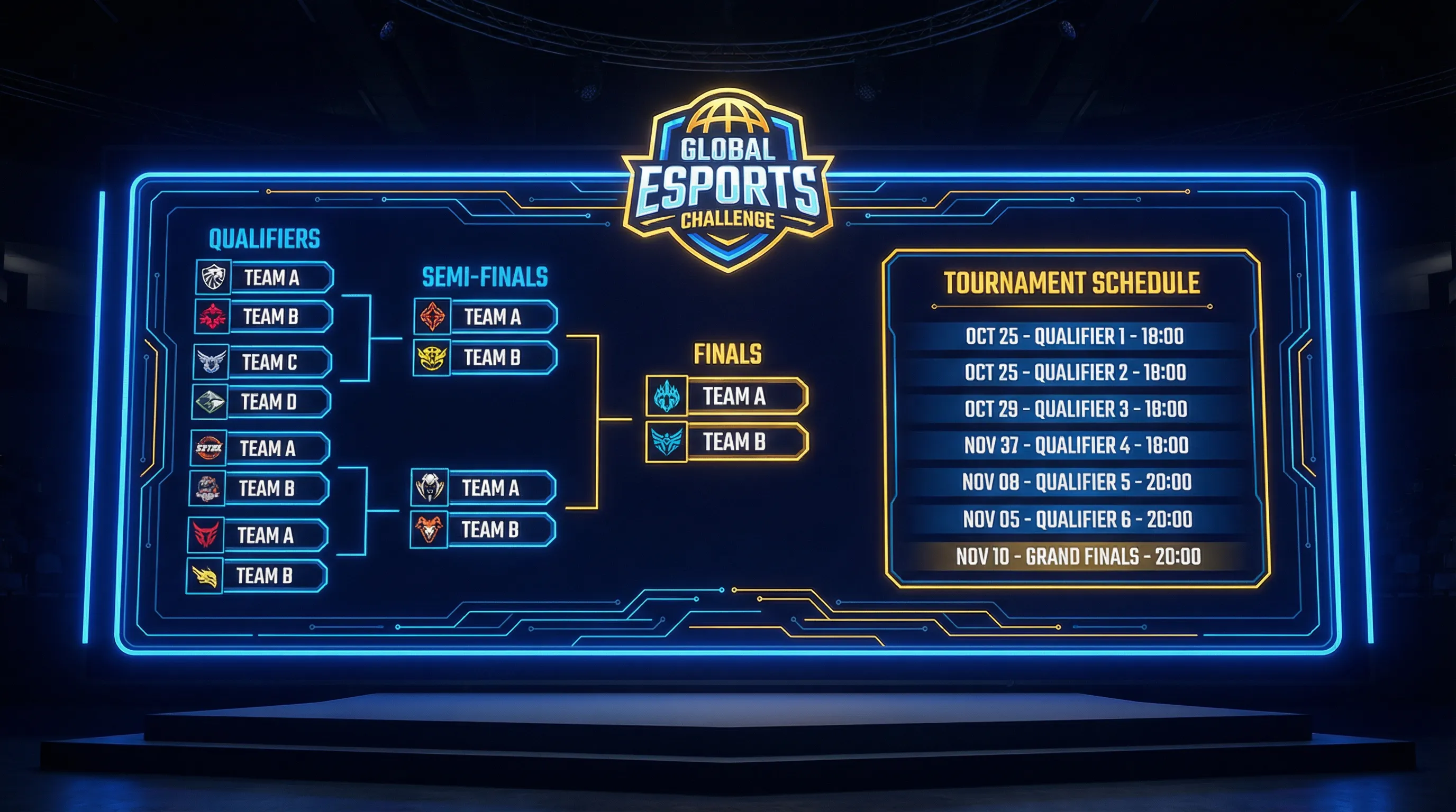 每日大赛 赛程安排页面横幅